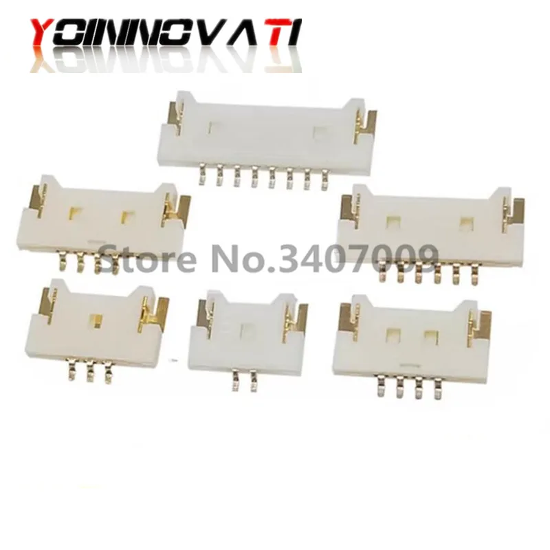 10PCS MICRO JST 1.25mm Pitch Connector MX1.25 51146 Ultra-thin Type SMD Horizontal Socket 2P 3P 4P 5P 6P 7P 8P 9P 10P 11P 12P