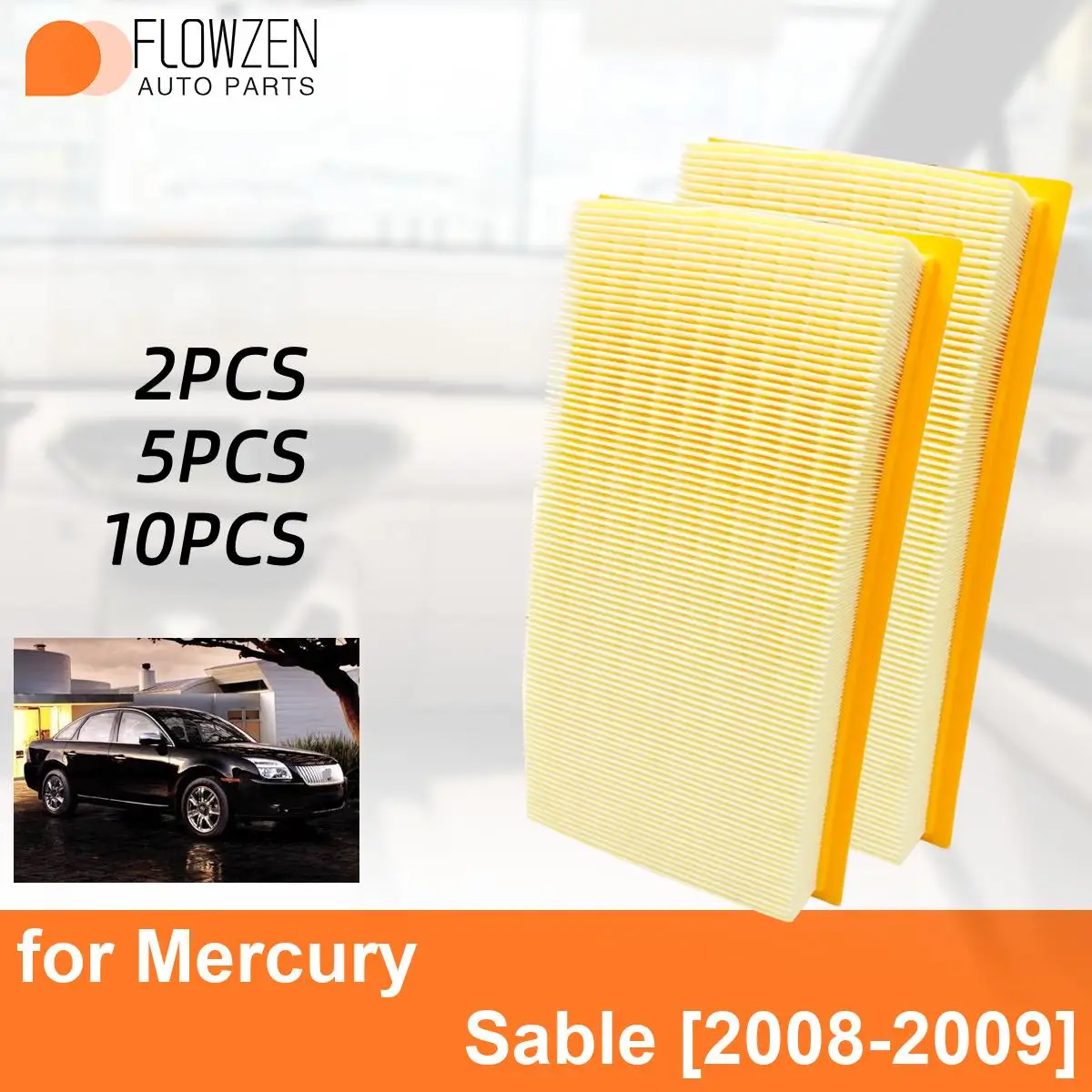 Car Cabin Air Filter for Mercury Sable 2008-2009 Auto Filters Carbon Fiber CA10242 7T4Z-9601-A CY01-13-Z40A