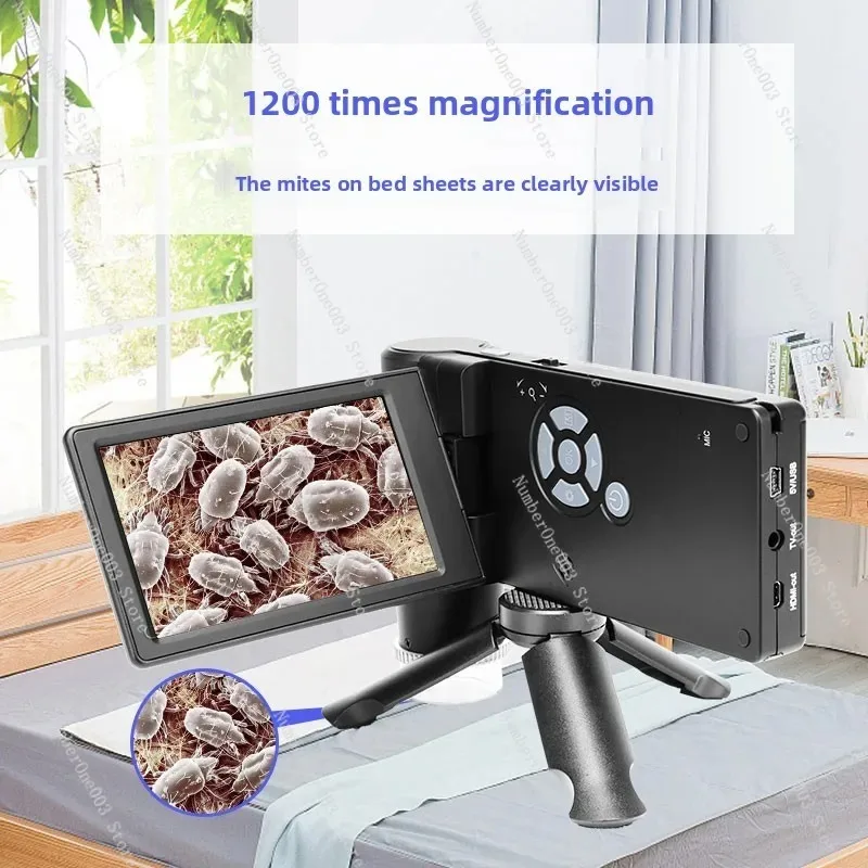 High-Definition Digital Handheld Portable Microscope for Measurement Photography Phone Repair Industrial Electronic Magnifier
