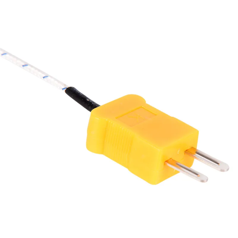 1Pcs K Type Thermometer Line Test 1M-3M Length Wire Temperature Thermocouple Sensor Probe Tester Line Multimeter Tester Line