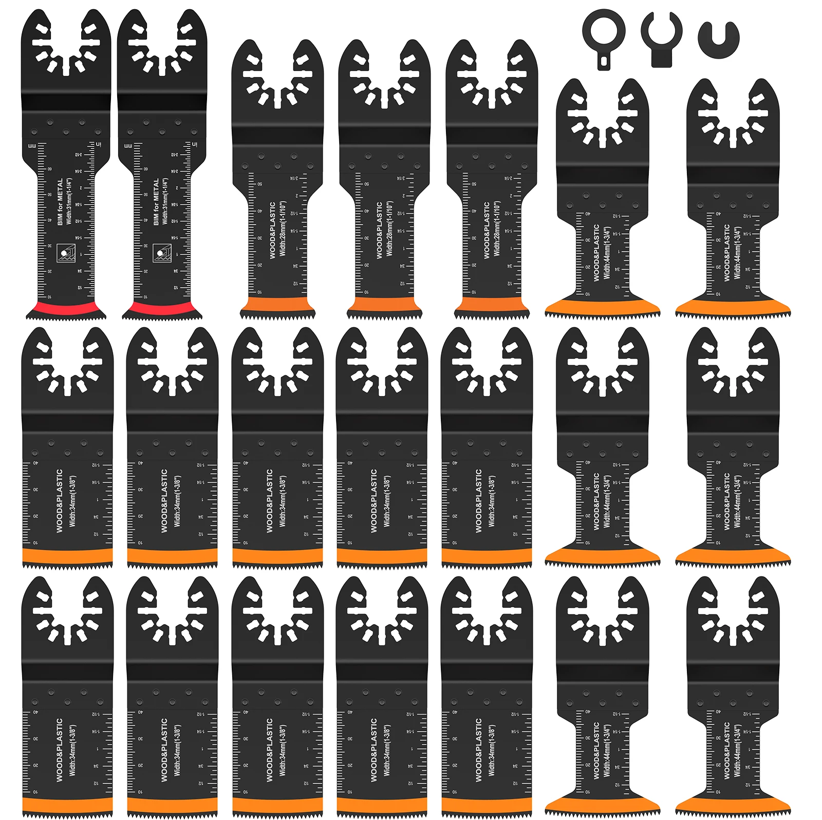 Japanese Oscillating Saw Blades High Carbon Steel Multitool Blades Sharp Wear Resistant Oscillating Tool Fast Cutting Saw Blades