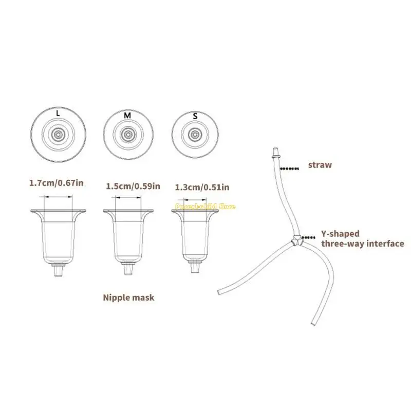مضخة الحلمة الكهربائية المصححة للحلمات من WXTD للحلمات المسطحة أو المقلوبة القابلة للحمل والحلمة الغارقة المقلوبة القابلة لإعادة