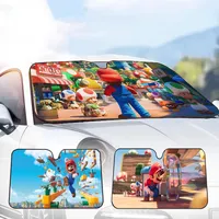 M-Marioes Gaming10 Summer Car Sunshade Front Windshield Sunshade Sunblock Thermal Insulation Sunshade Umbrella Retractable