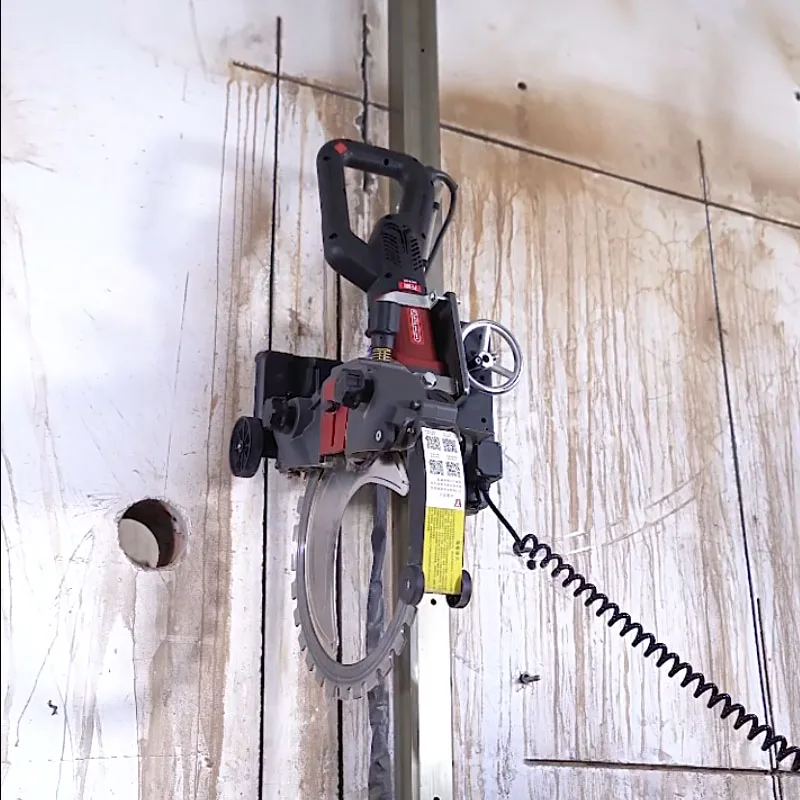 

2.5m Guide Rail Wall Cutting Machine Circular Saw Automatic Track Wall Cutter Hand Cranked Track Ring Saw Cutting Equipment