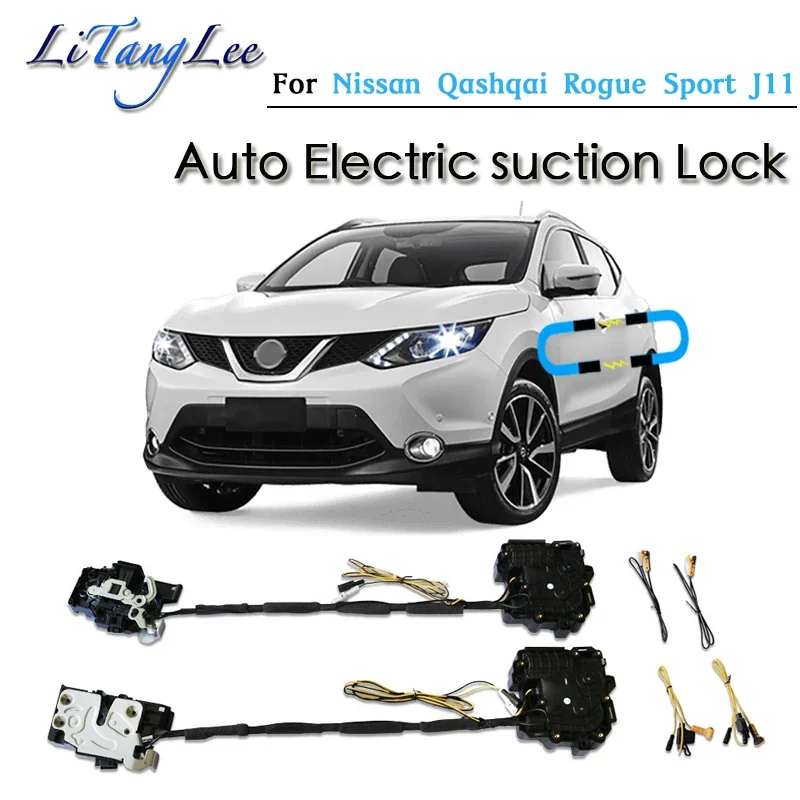 

For Nissan Qashqai Rogue Sport J11 Car Soft Close Door Latch Pass Lock Actuator Electric Absorption Suction Silence Closer