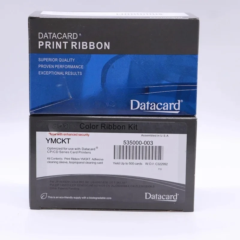 Original Datacard CD800 id card printer ymcko color ribbon 535000-003
