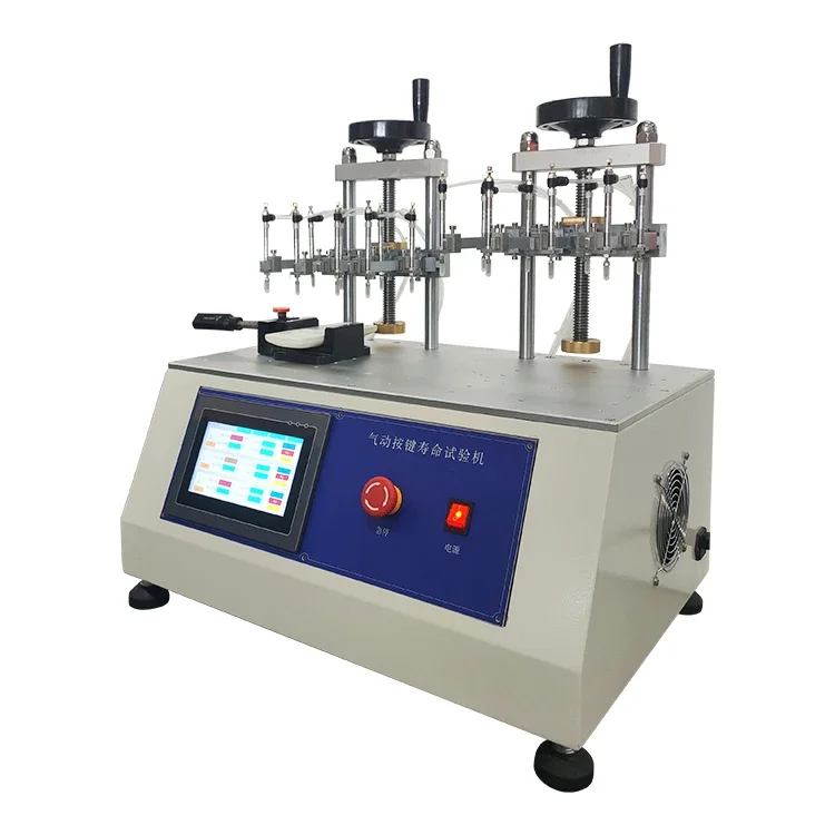 IEC 60068-2-68 Pneumatic Button Life Testing Machine Button Fatigue Tester