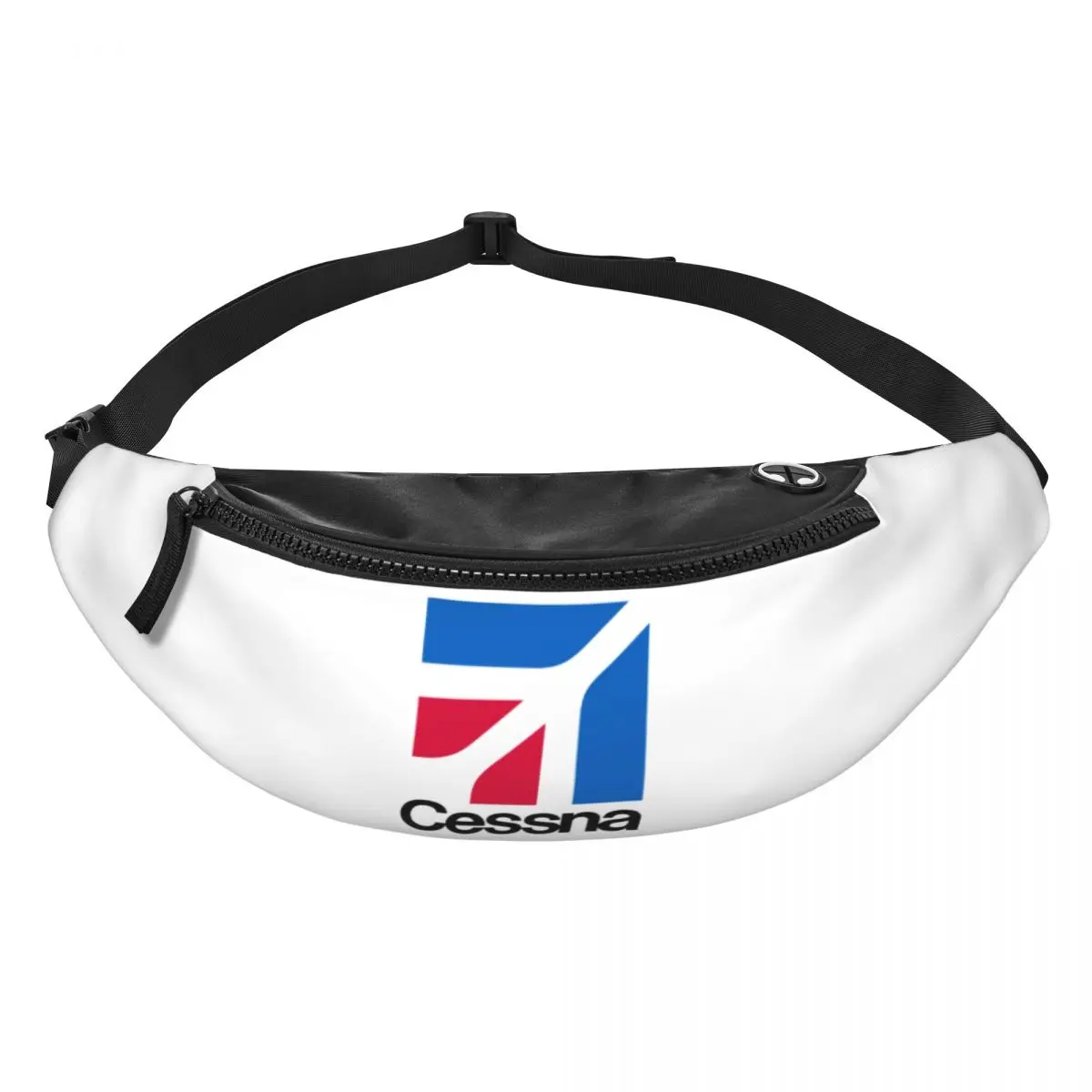 

Cessna Logo Fanny Pack Men Women Crossbody Adjustable Waist Bag Travel Running Phone Pouch