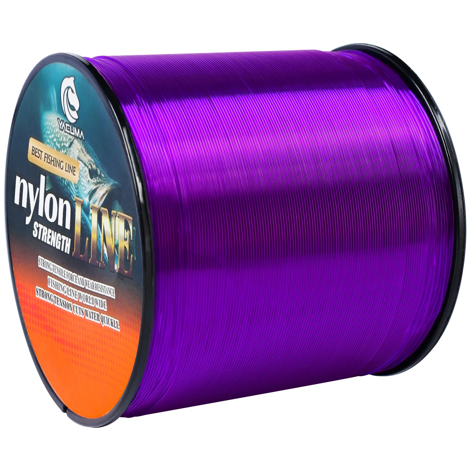 YACUMA 300M/500M Starke Nylon-Monofilament-Angelschnur, glatt und mit geringer Dehnung, für Süßwasser- und Salzwasser-Angelzubehör – Detail 13