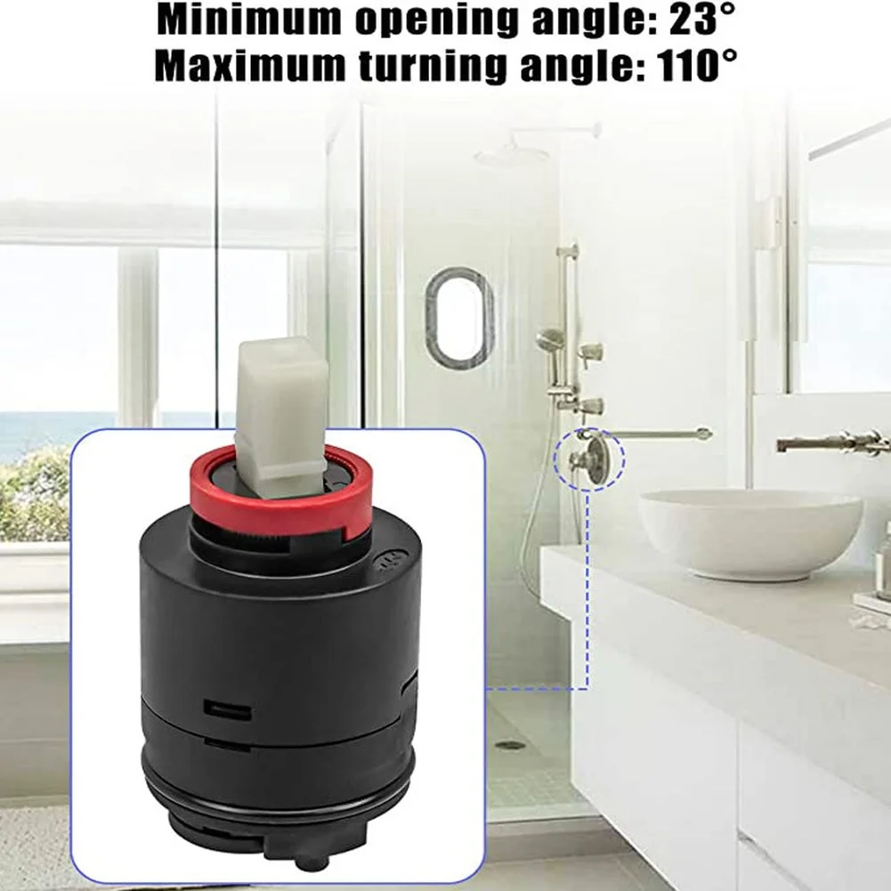 For Shower Faucet Pressure Balance Cartridge N40HKC 40mm Size 40PHF-2 Core for American Style Valve Replacement
