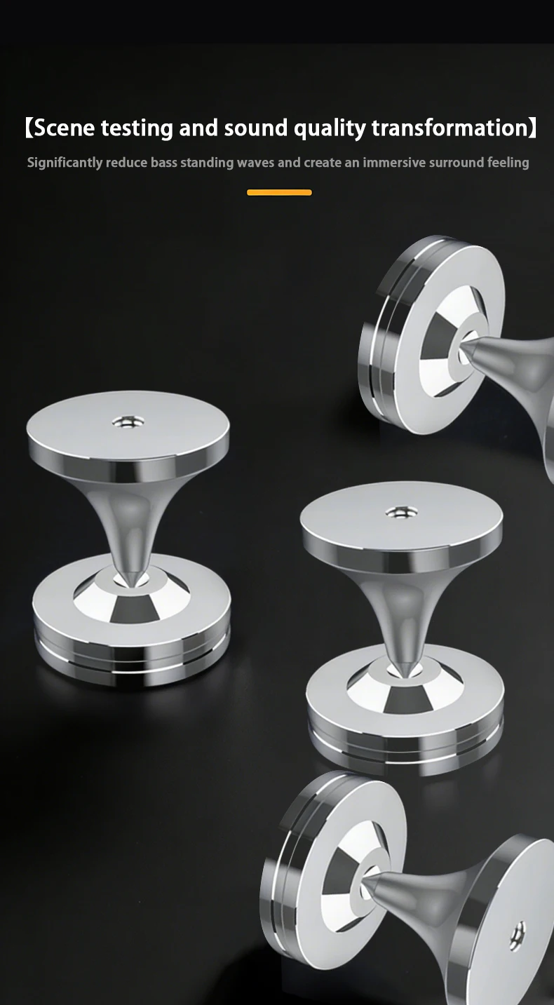 2026 Neue HIFI M8 Schraubspikes XSSH Audiophile Lautsprecher-CD-Verstärker-Ständer Edelstahl ISOLATION FOOT Spike Stoßdämpfungspad – Detail 3