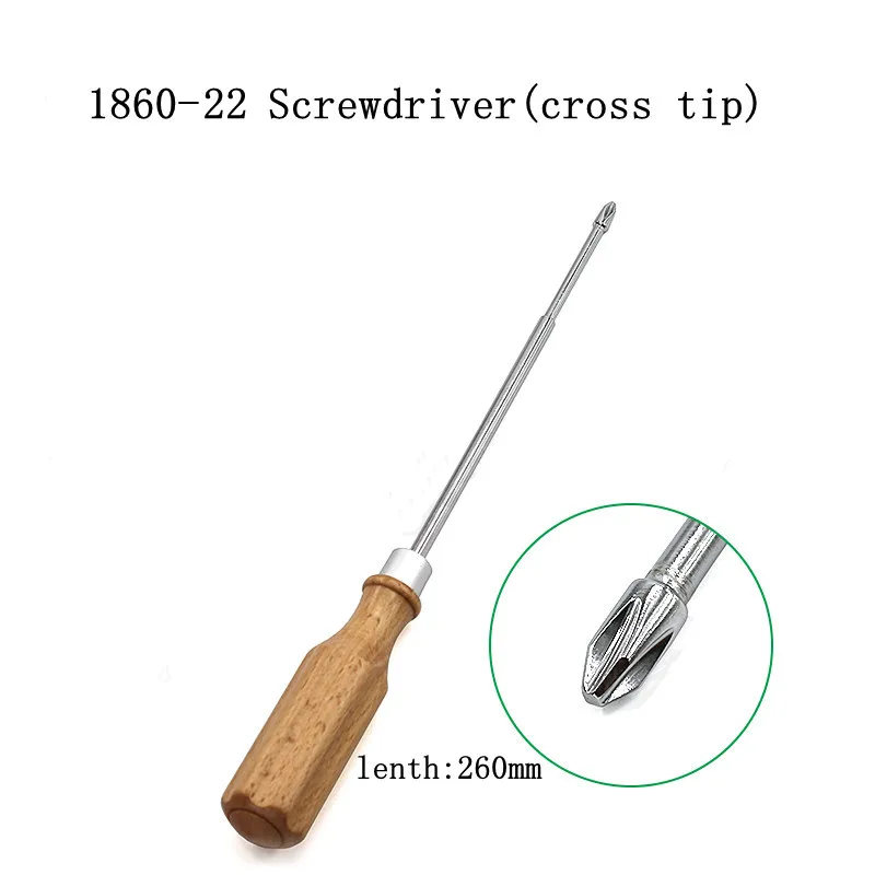 Piano Tuning Percussion Machine Repair Tool Without Handle 1646/1647/1860-21/1860-22 Screwdriver Cross Word