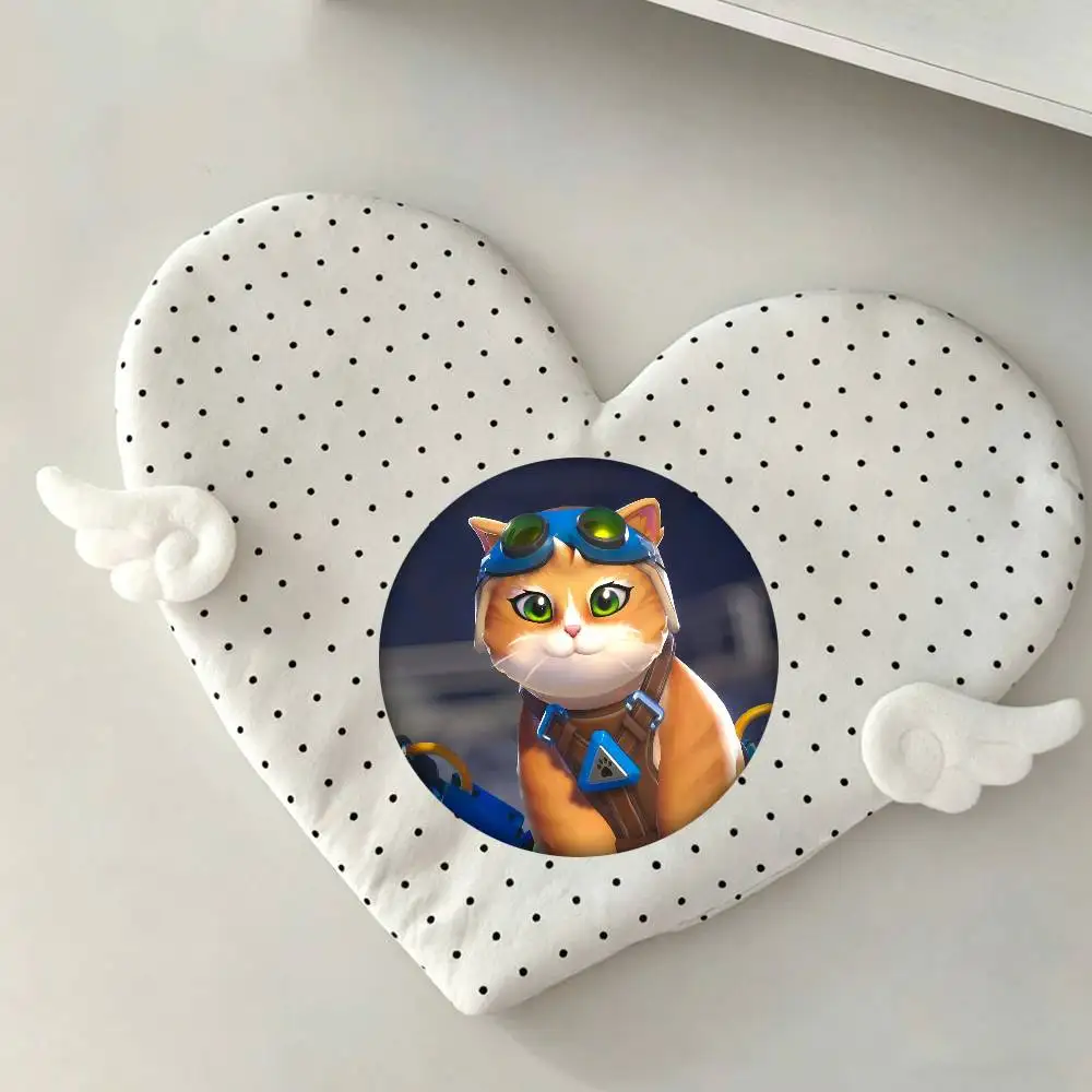 Overwatch J-Jetpack Katze Rundes Abzeichen Kreative Brosche Kleidung Rucksack Zubehör Anstecknadel – Detail 9