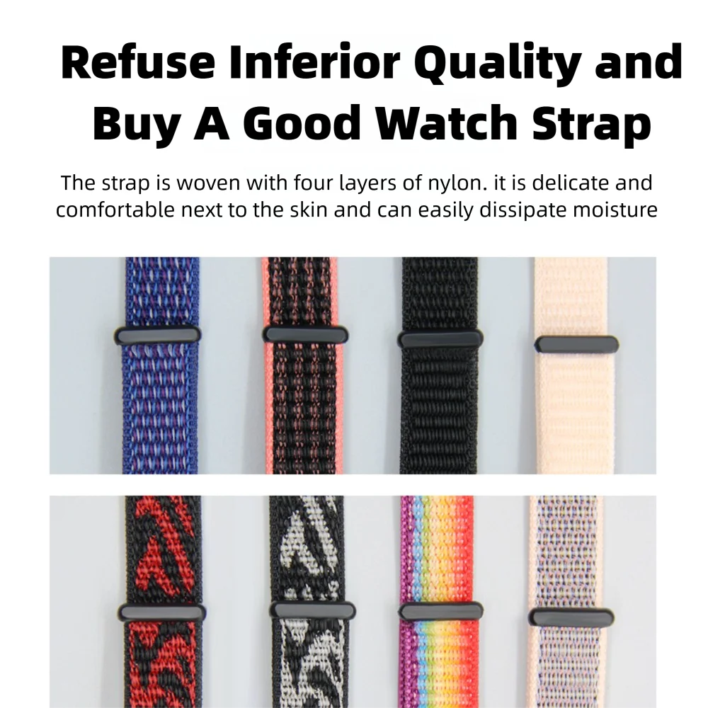 ナイロン織ストラップ Xiaomi Mi スマートバンド 7 プロブレスレット用クイックリリース肌に優しい交換用調節可能なスポーツウォッチバンド
