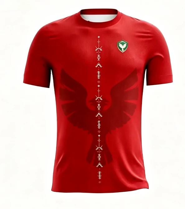 Amedspor Turkish Super Lig Football Jersey Ethnic Print Breathable Short Sleeve Family Matching Soccer T‑Shirt For Men Youth