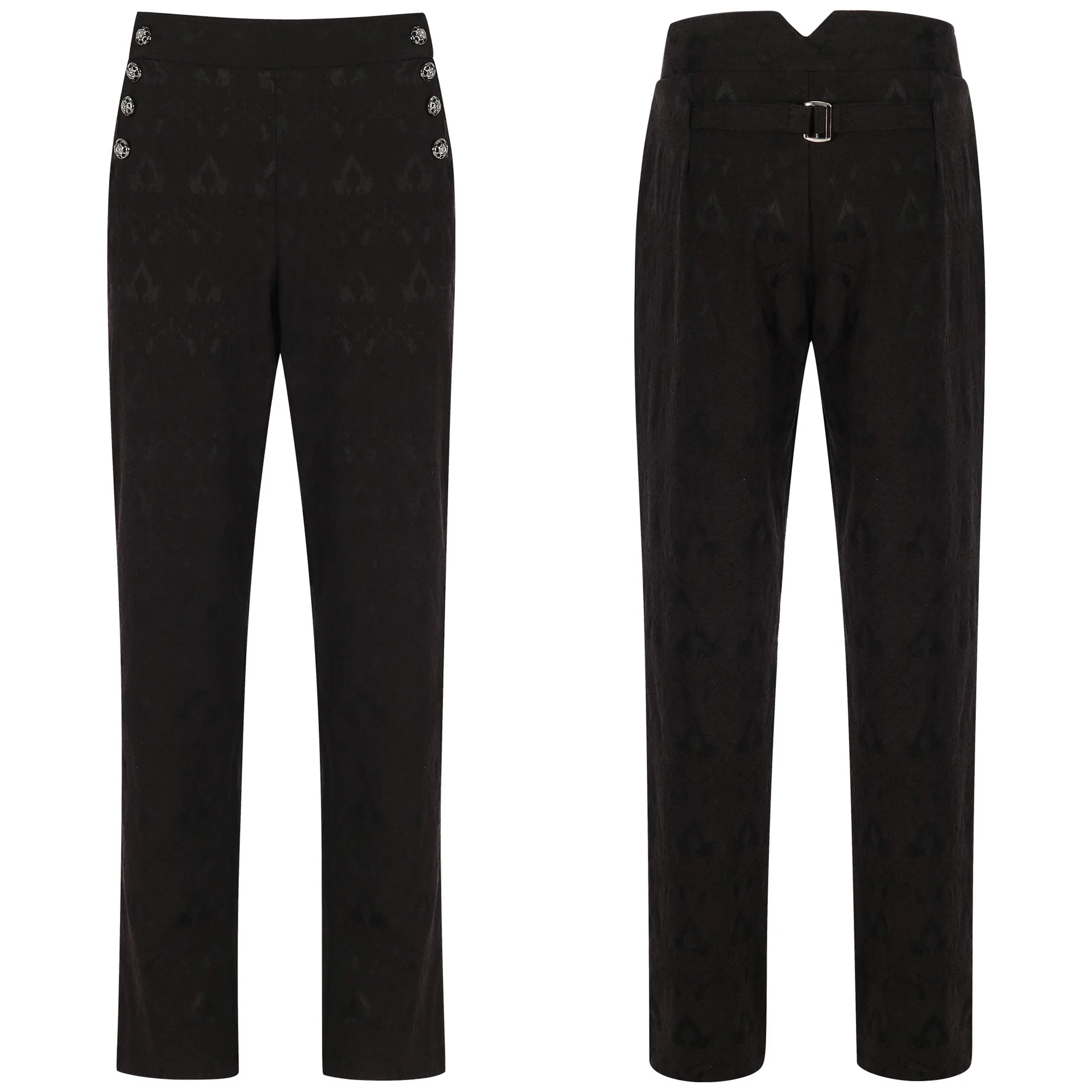 Cross-Border Halloween New Arrival Pure Color Steam Punk Uniform Suit Pants Women's Fashionable Outer Trousers