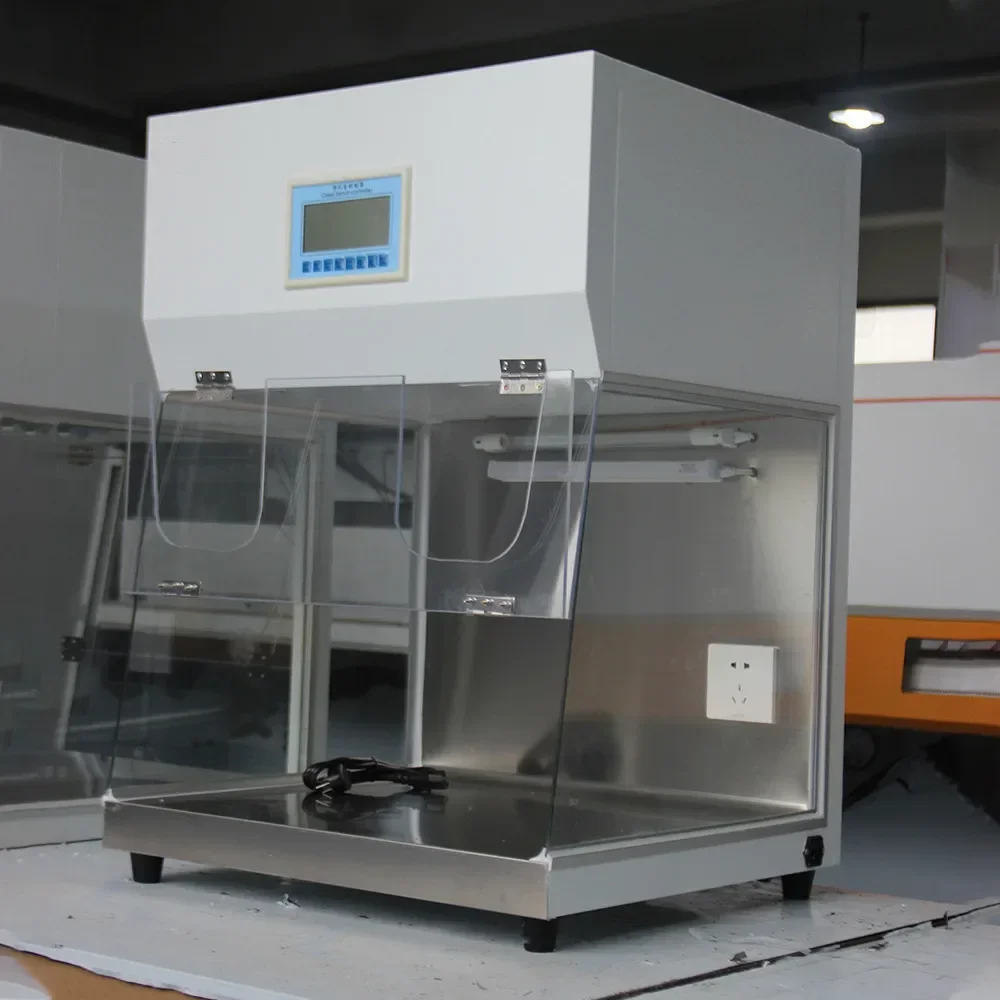 متوفر في المخزون Drawell PCR-800 خزانة التدفق الصفحي لسطح المكتب PCR أثاث المختبرات