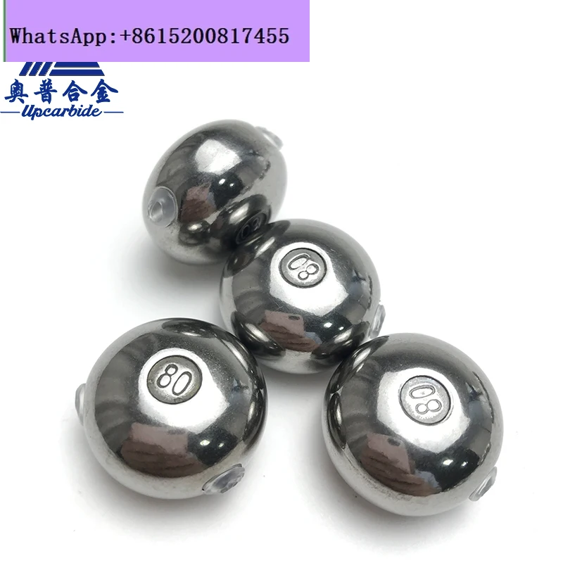 High specific gravity fat bead tungsten head fish sinker, small volume, high specific gravity,  natural color tungsten alloy