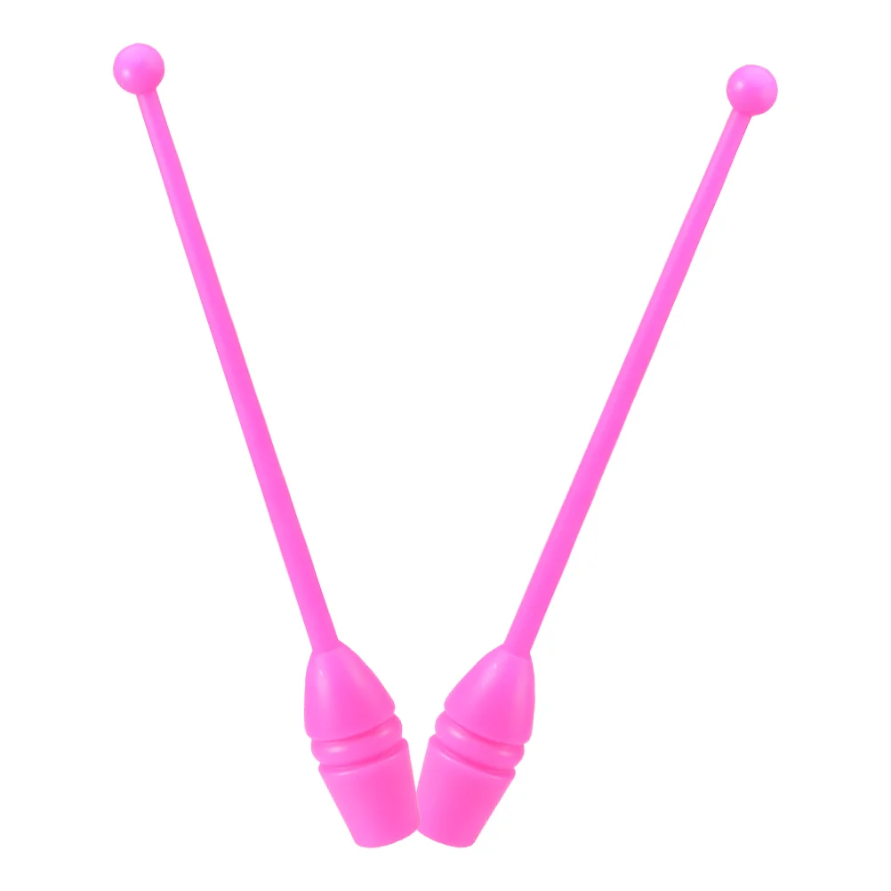 

Gymnastics Stick Decorative Bat Portable Colored Artistic Calisthenics Performing Training Plastic Competition Fitness