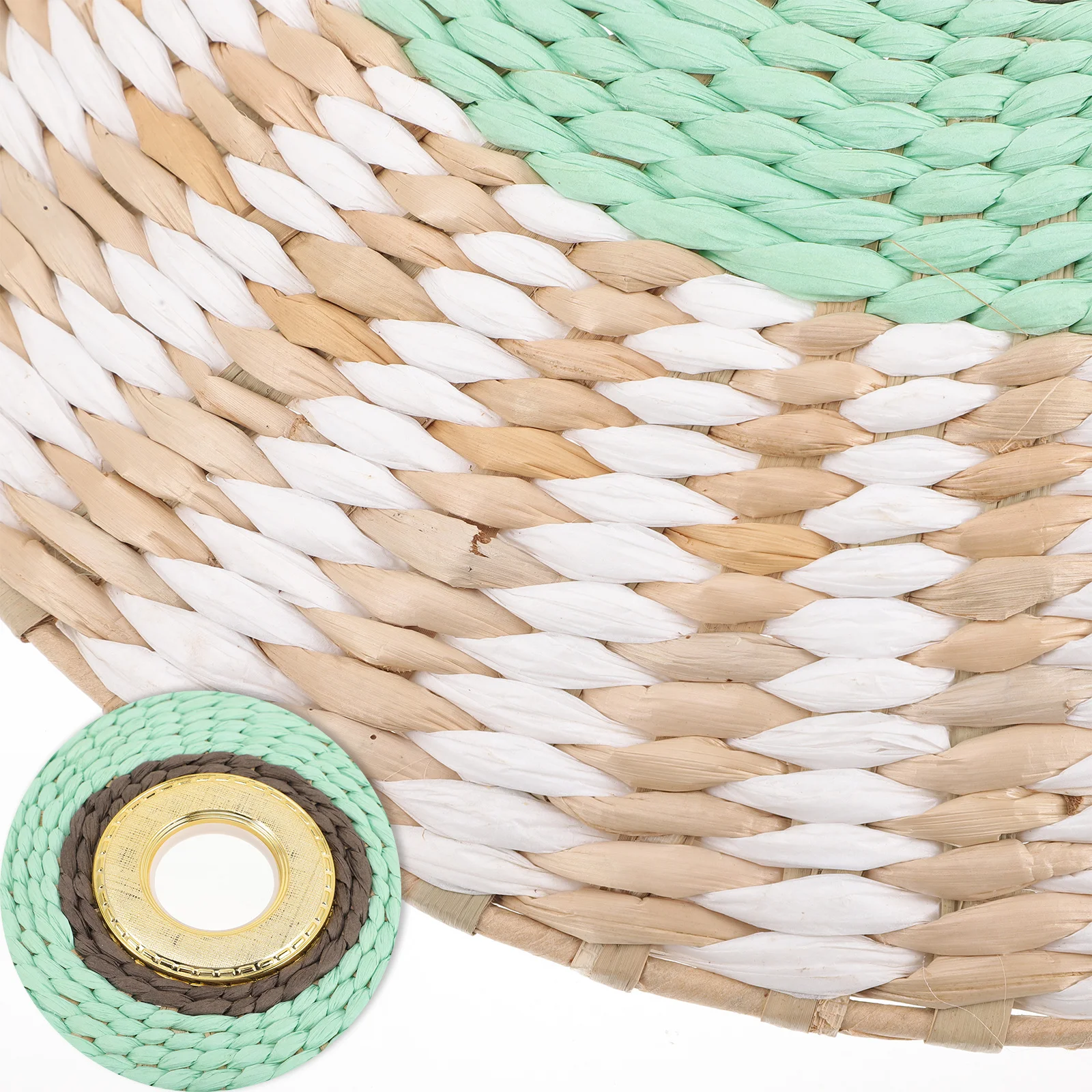 

Creative Woven Paper Lamp Shade For Ceiling Light E27 Base Chandelier Small Dustproof Lampshade Home Decor Light Accessories