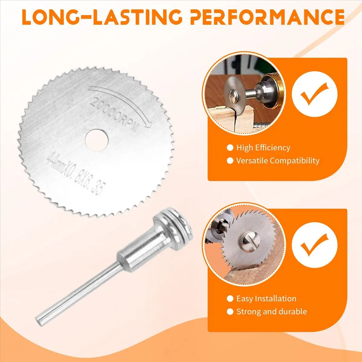 45Pcs Diamond Engraving Accessories Set Routing Bit Circular Saw Blade Burr Bits for Dremel Rotary Tool