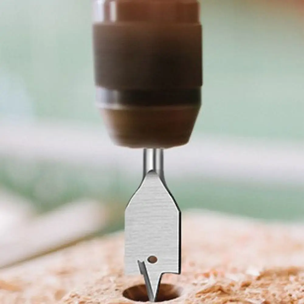 

6Pcs/Set Carbon Steel Woodworking Flat Drill 10-25mm Hexagonal handle 8mm Wood Plate Opener Multifunctional Woodworking