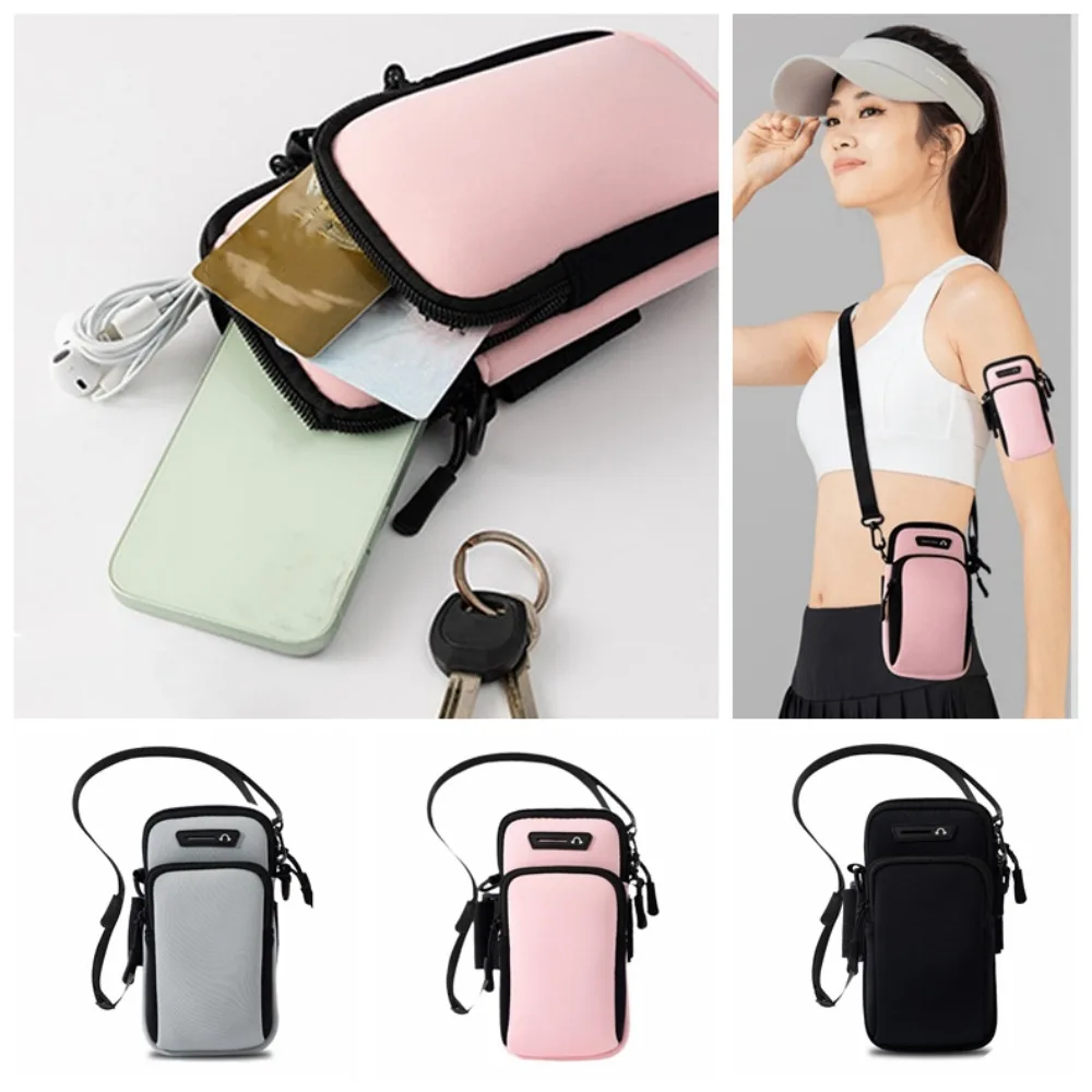 

Neoprene Running Phone Bag 7-inch Case Cover Phone Protective Pouch Waterproof Dustproof Sports Phone Arm Bag