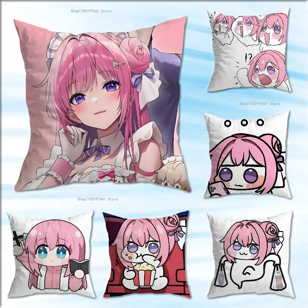 

Dorothy Nikke DORO Pink Dog Pillow Case For Sofa Decor Car Office Room Printing Cushion Cover Decorations and Protector