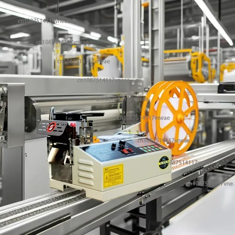 High Speed Automatic Hot And Cold Knife Webbing Cutter Cutting Machine