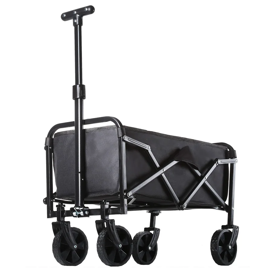

Detachable Collapsible Folding Utility Beach Wagon Outdoor Portable Camping Trolley Heavy Duty Large Capacity Wagon Cart