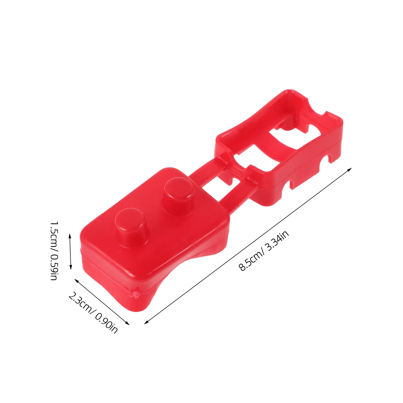 10Pcs Circuit Breaker Boot Rubber Terminal Cover Red Stud Type Electrical Protective Cap Dust Moisture Guard for Industrial Home