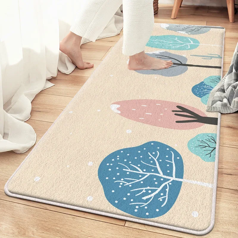 Cartoon Fruits Home Living Room Large Carpets Modern Simplicity Bedside Sofa Mat Household Soft Area Rug Non-slip Entry Door Mat