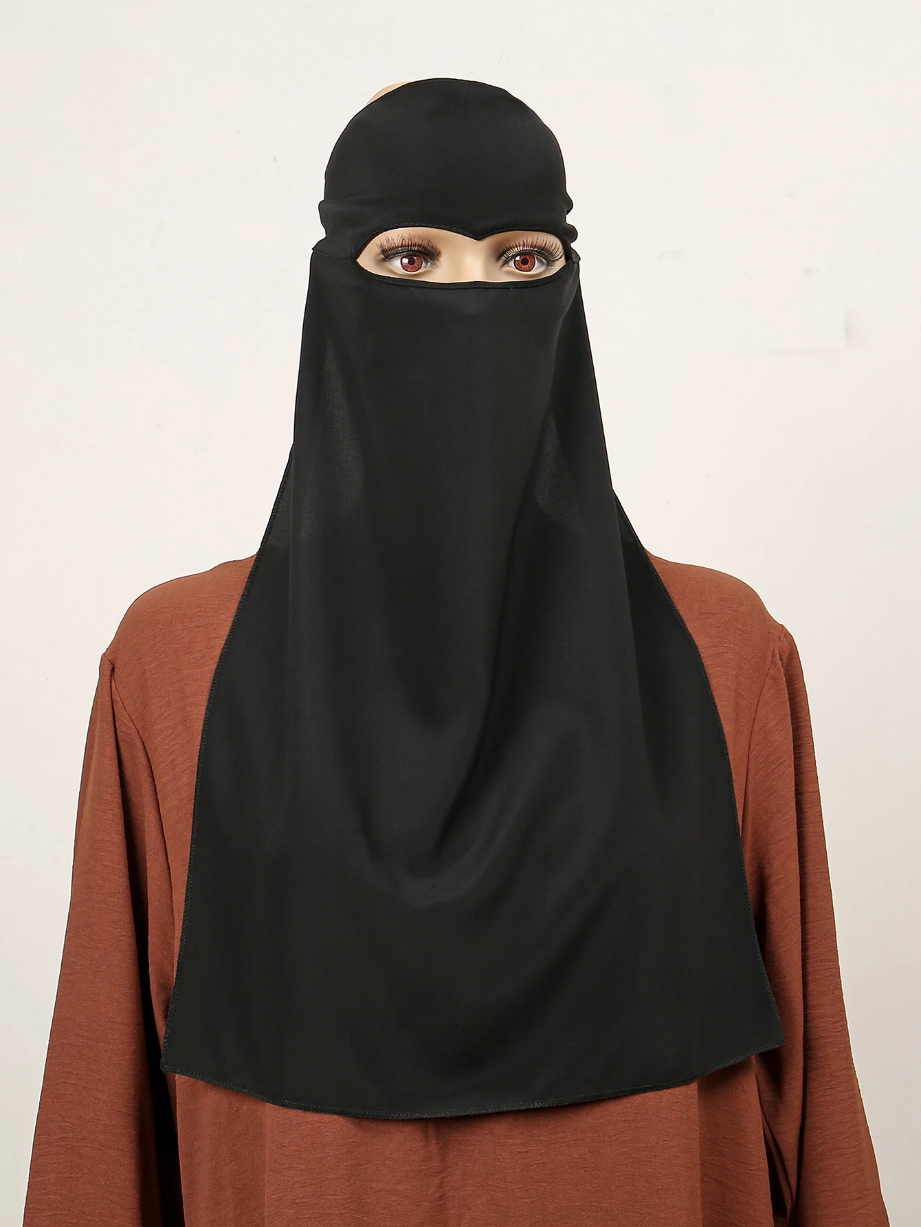 Pañuelo de cabeza de Oriente Medio para mujer, Hijab musulmán de Ramadán Eid, cubierta completa, turbante Niqab Burqa, velo, bufanda islámica, chales completos, envolturas, sombrero