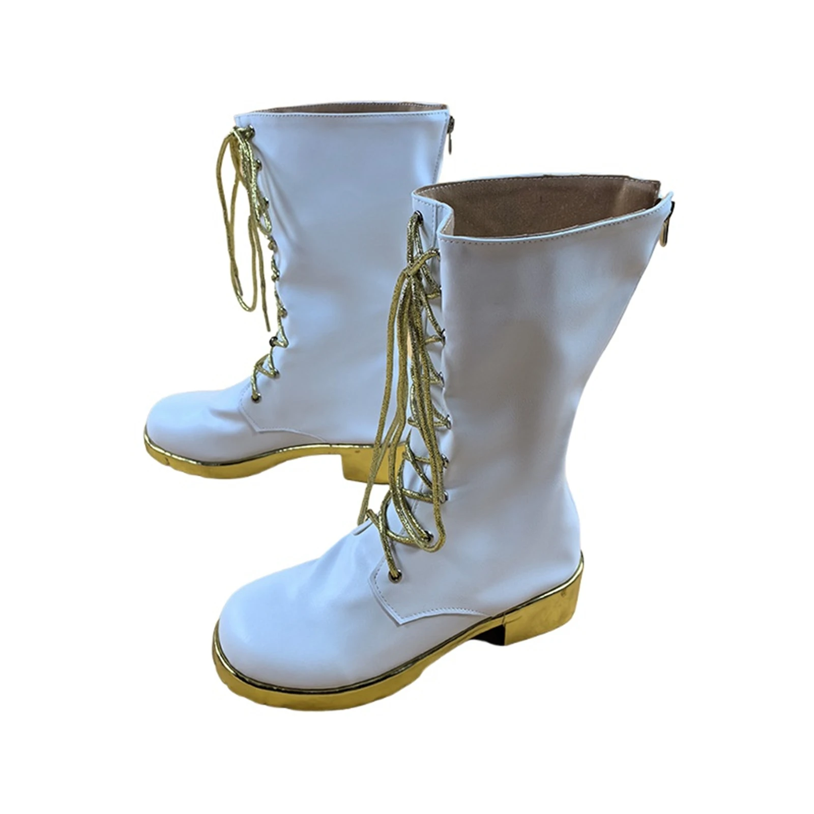 Zoey Cosplay Shoes Women White Boots Halloween Carnival Party Role Playing Props