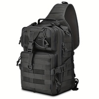 Tactical Sling Backpack Versatile Chest Bag Waterproof EDC Rucksack Bag for Outdoor Hiking Camping