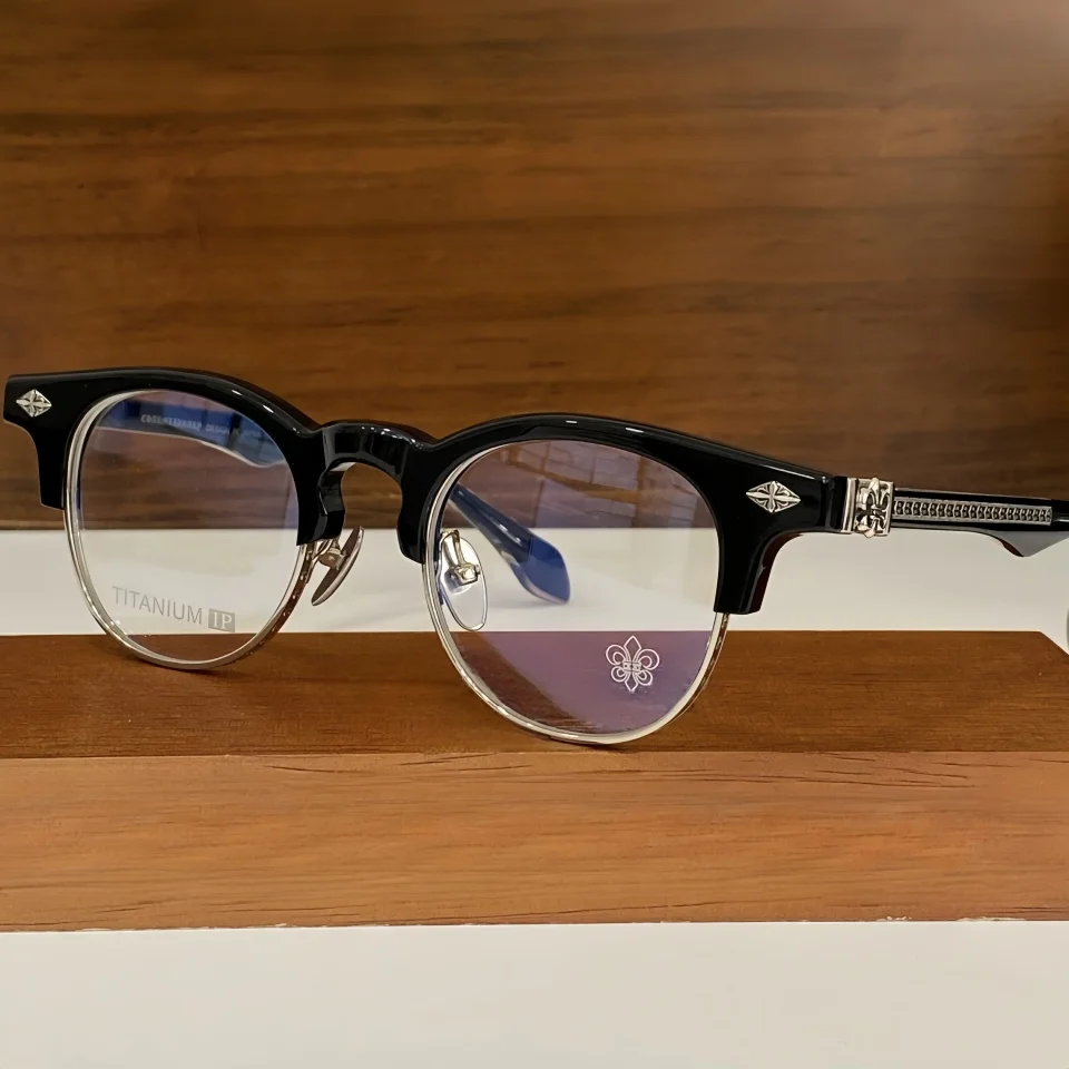 New Retro Round Optical Glasses Luxury Brand Design for Men and Women Reading Computers Business Prescription Eyeglasses Frame