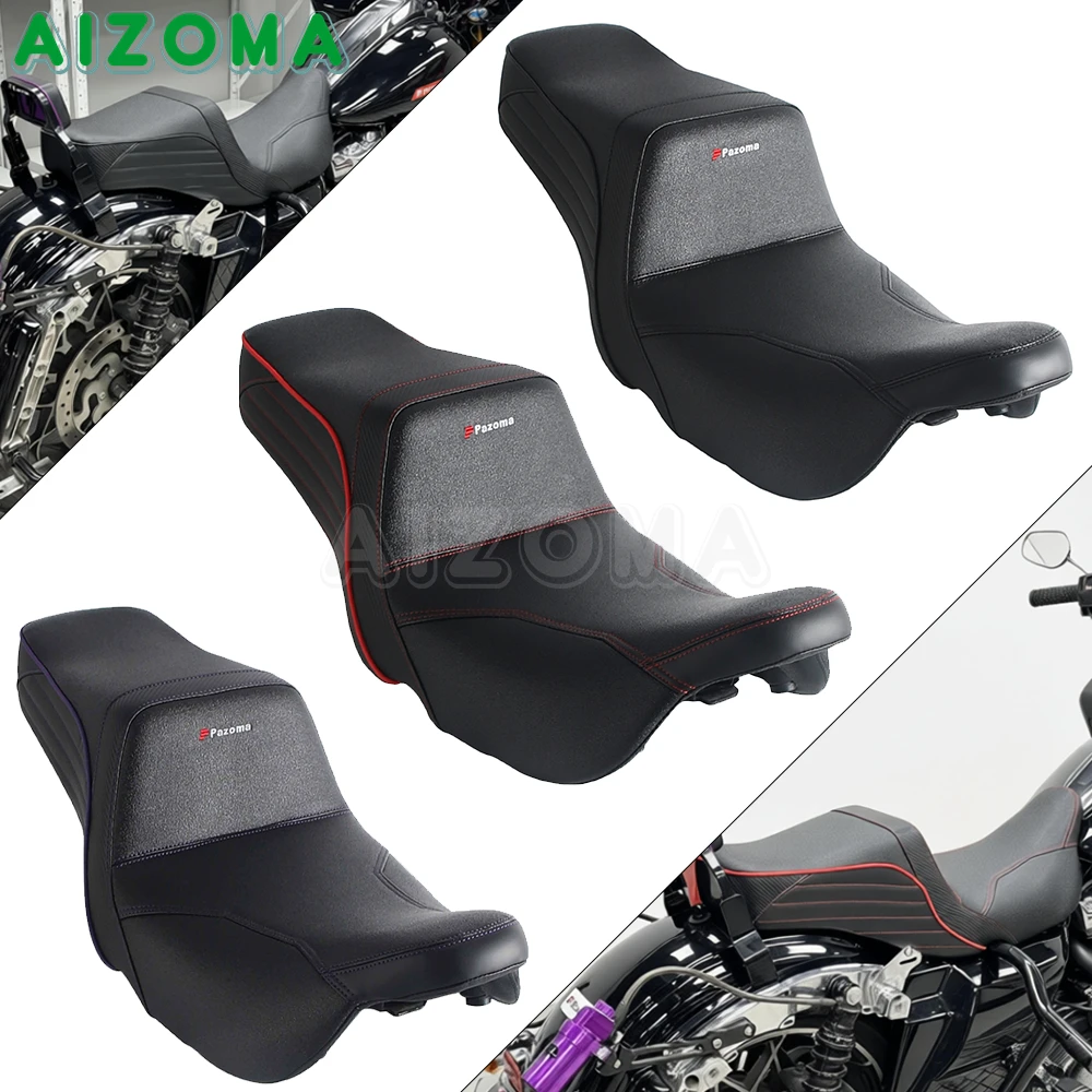 For Harley Touring Street Glide ST FLHXST EFI FLHX FLHXS Front Rear Seat Motorcycle Dual Driver Rear Passenger Seats 2008-2023