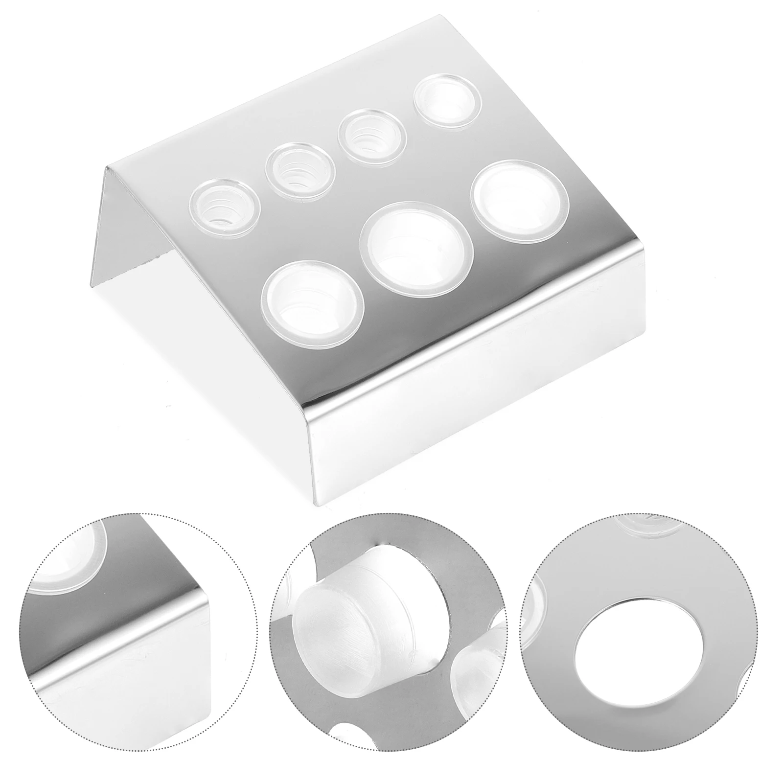 

Color Material Rack Cup Tattoo Pigment Cups Stainless Steel Stand Pot Metal