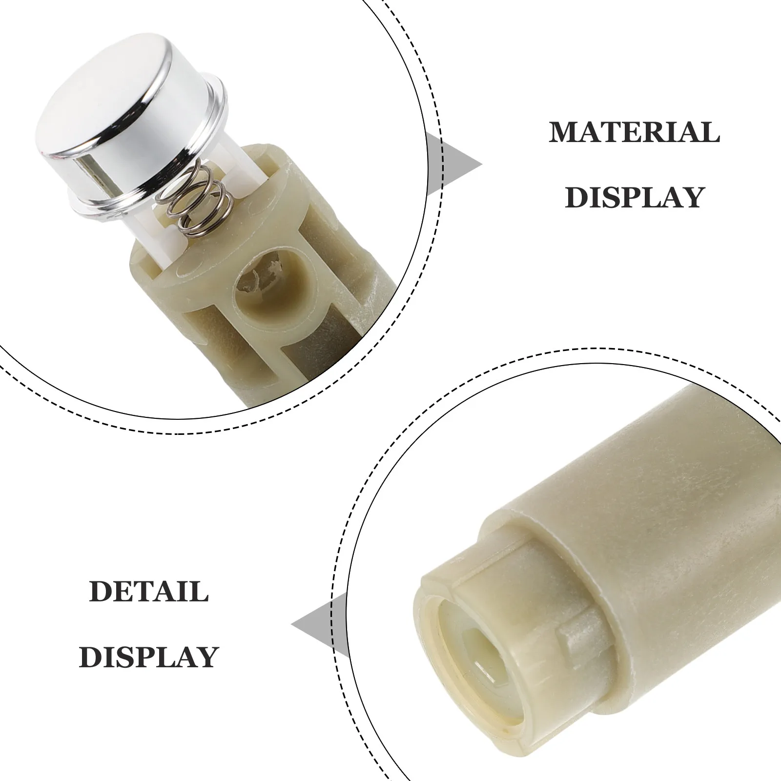 2Pcs Cushioning Toilet Seat Damper Hinges Slow Close Close Anti-Slam Buffer Pads Replacement Toilet Seat Hardware