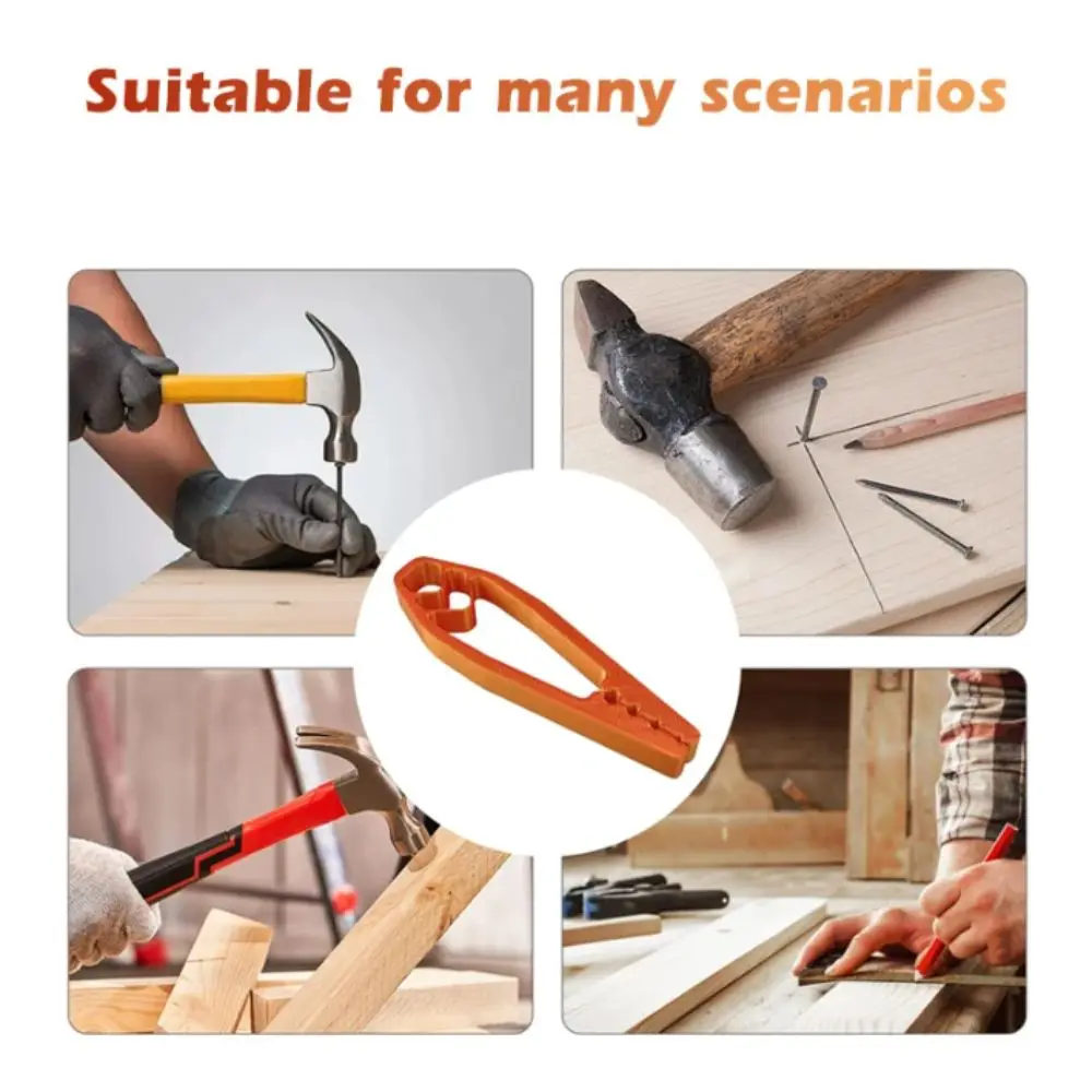 

Держатель для гвоздей из пластика, портативный, прочный, с защитой от ударов, для защиты пальцев