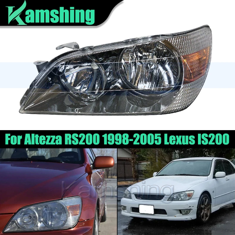 Halogen Front Bumper Headlight For Altezza RS200 1998-2005 Lexus IS200 Front Head Light Headlamp Head Lamp