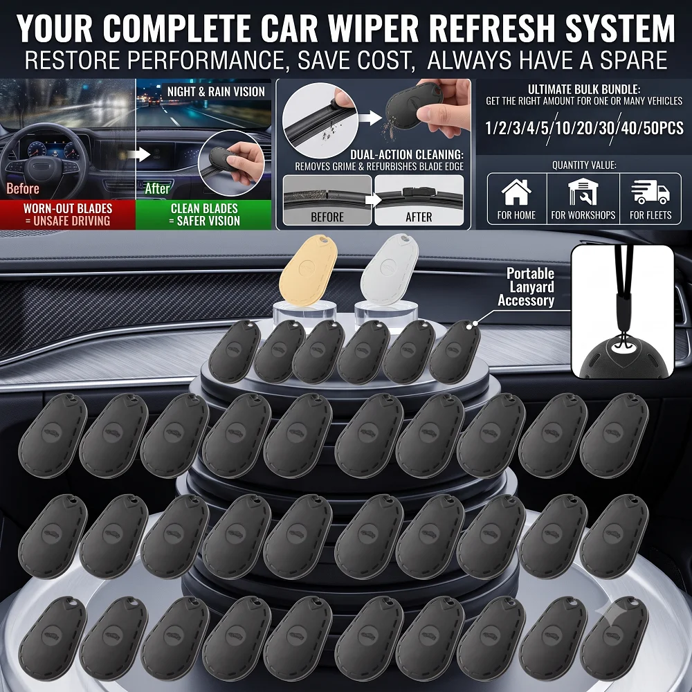  1/2/3/4/5/10/20/30/40/50PCS Windscreen Wiper Blade Trimmer Restorer Car Accessories Wiperblade Cutter Regroove Tool