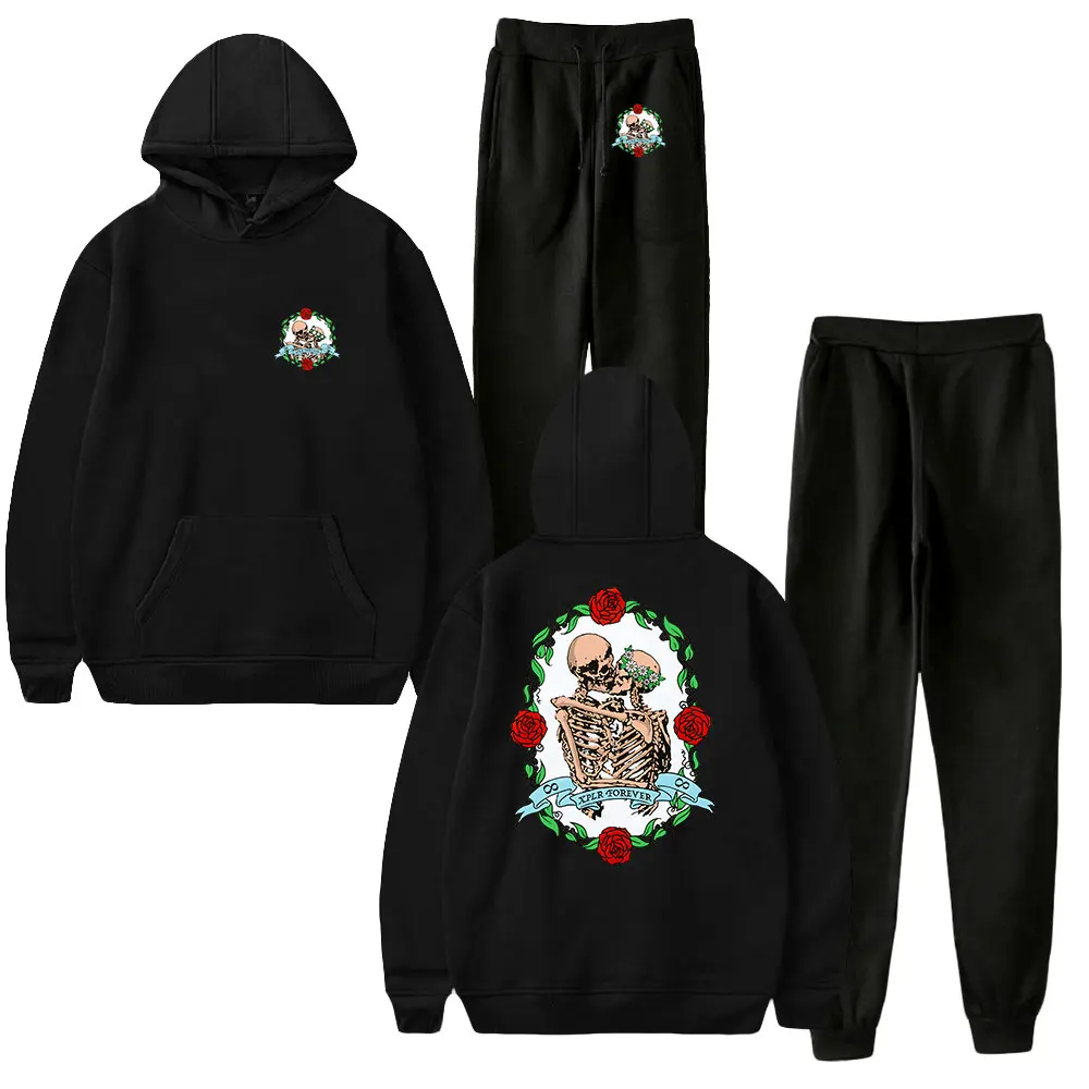 

XPLR Sam and Colby Merch Forever Hoodie Jogger Pants Two Piece Set Sweatshirts+Sweatpants 2023 Hip Hop Men Women's Sets