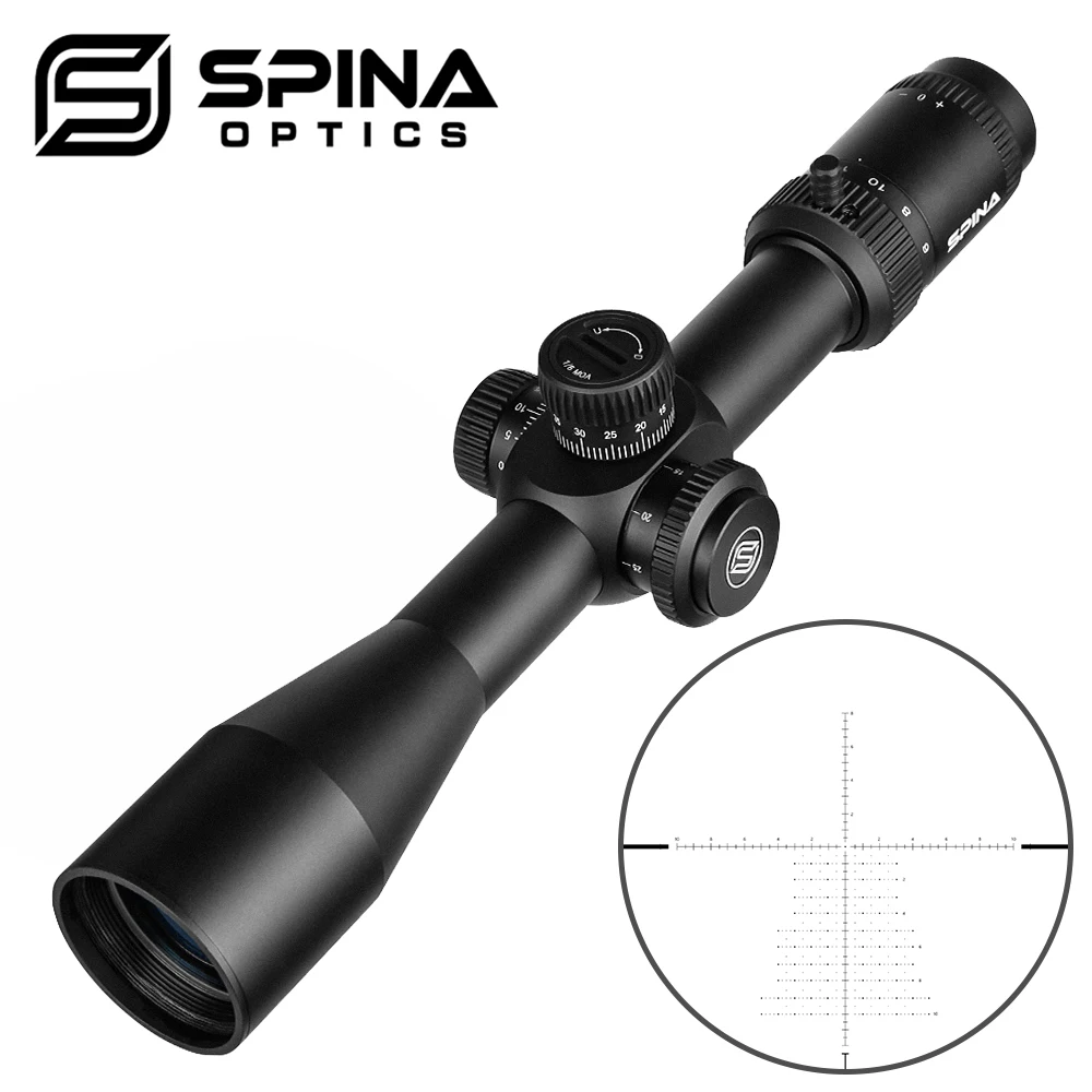 

Оптический коллиматор SPINA Optics 4-16x44 FFP, тактическая охотничья винтовка, телескопический прицел для спорта на открытом воздухе