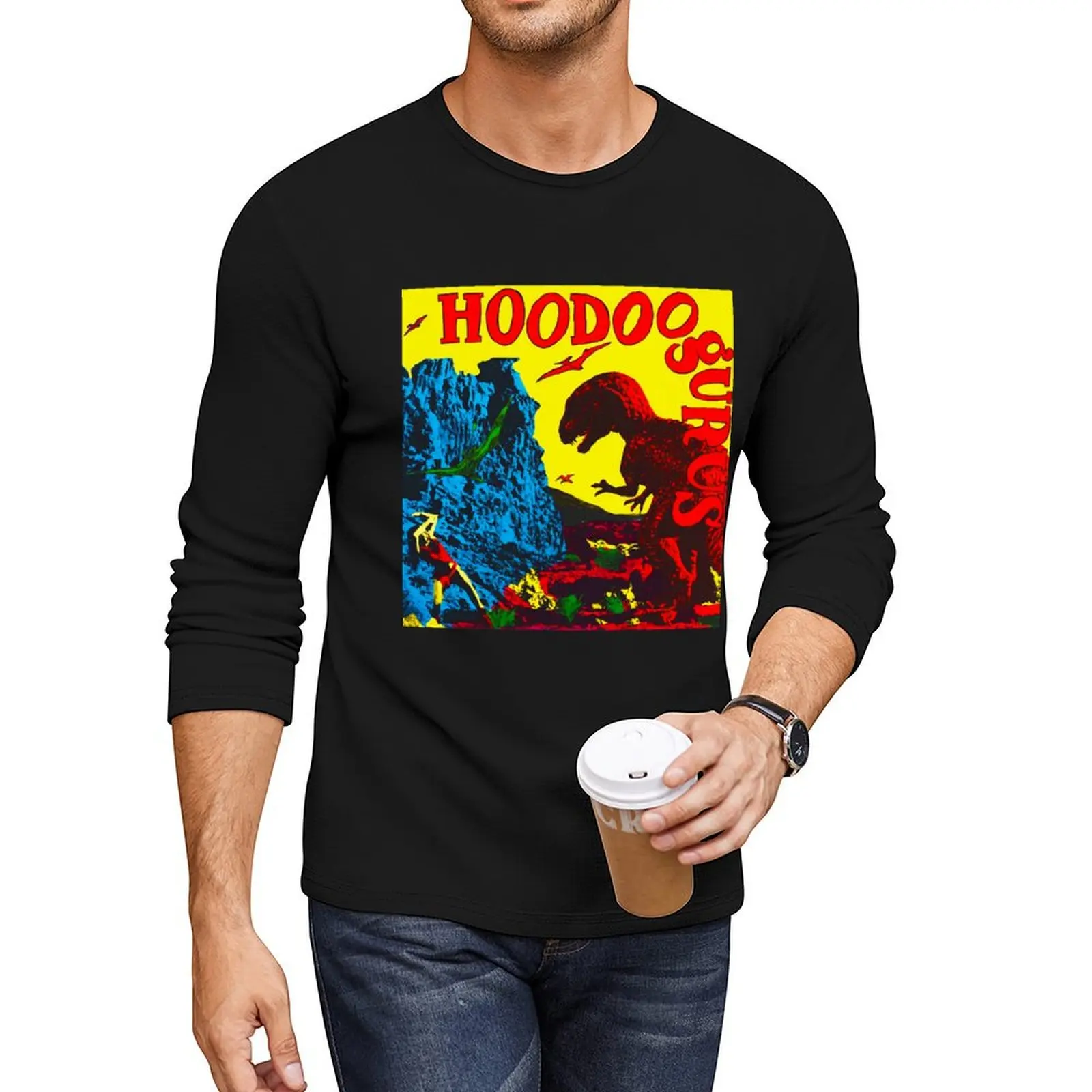 Hoodoo Gurus T-Shirt Essential Long T-Shirt customized t shirts graphic t shirts t-shirts man mens tall t shirts