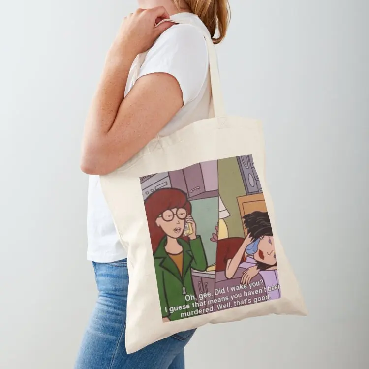 

Daria and Jane phone Call Tote Bag Reusable bags shopper bag women canvas shopper bag women Canvas for women