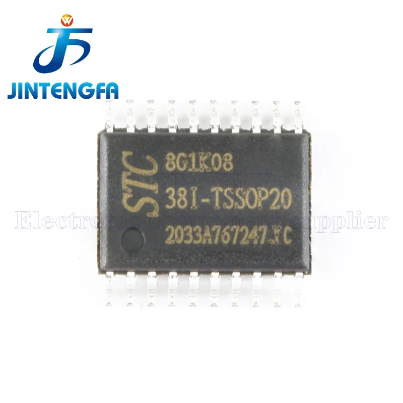 5 قطعة STC8G1K08 STC8G1K08-38I-TSSOP20 شريحة واحدة 1T 8051 الحواسيب الصغيرة المحسنة متحكم MCU وحدة تحكم صغيرة EEPROM ISP #3