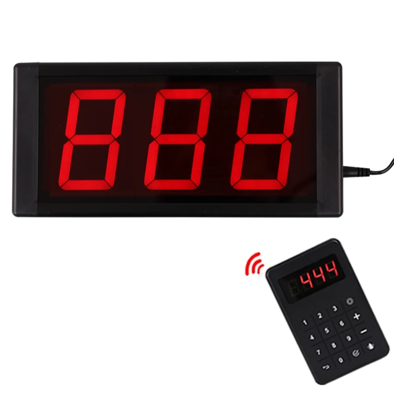 Number Calling System Wireless Queue Calling System Restaurant Pager Queue Management System Wireless Keyboard Calling for Bank