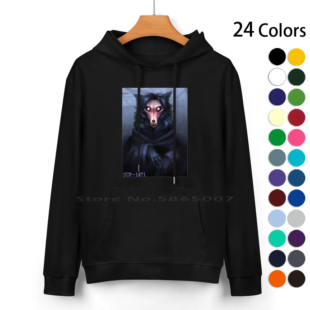 Scp 1471 Pure Cotton Hoodie Sweater 24 Colors Scp Foundation 1471 Monster Scp Scp Wolf Furry Scp Containment Breach Scp