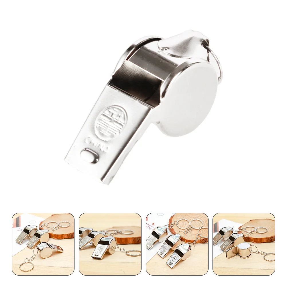10 Pcs Non-nuclear Whistle Basketball Practicing Metal Instructor Child Exercising Training Accessory